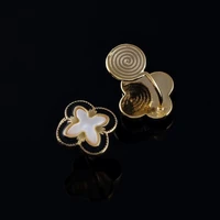 feshion retro mosquito coil without ear hole ear clip small fragrance black commuter earrings classic banquet jewelry wholesale