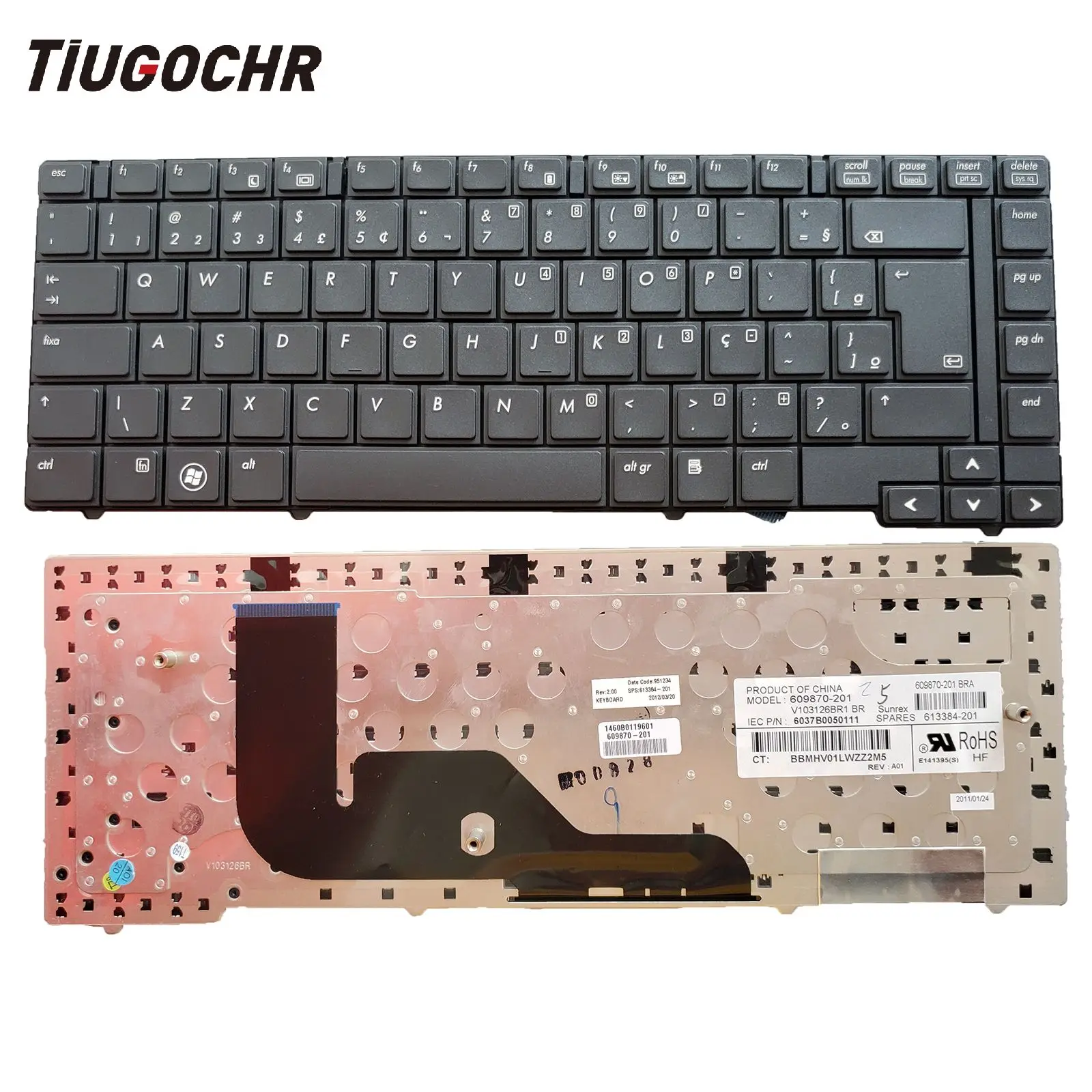 

BR Клавиатура без точки для ноутбуков HP Probook 6440B 6445B 6450B 6455B