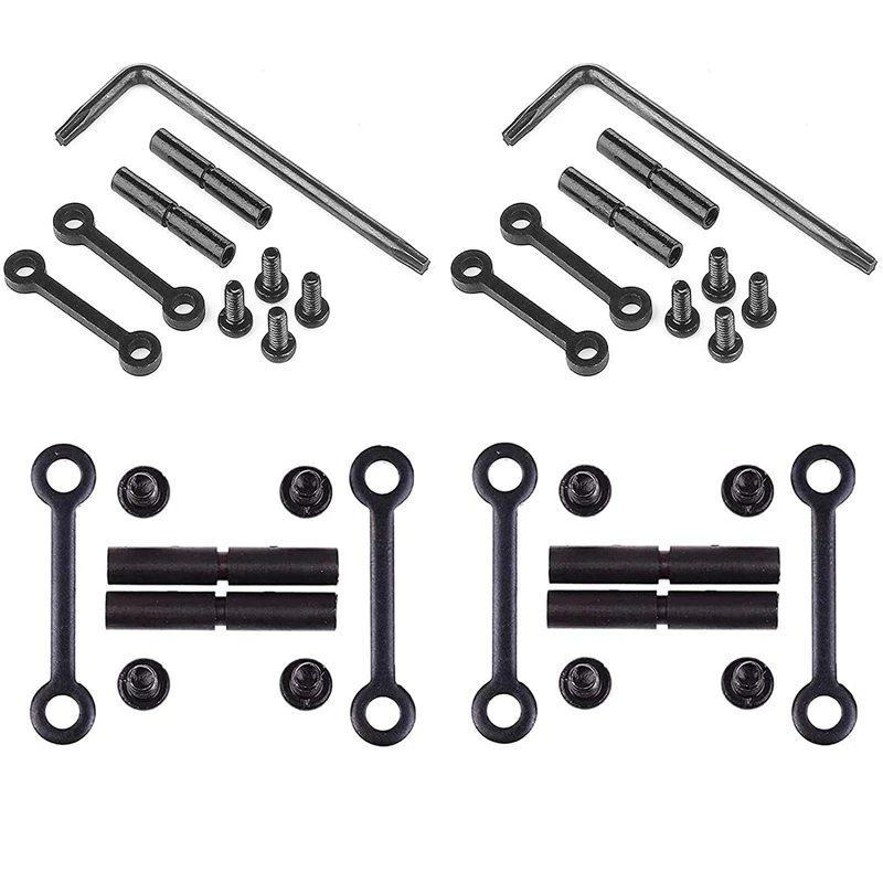 

4 Sets Anti-Walk Rotation Pins Hammer Trigger Pins Set, .154 Non-Rotating Screws Steel Side Plates Non-Slip Fixed Column