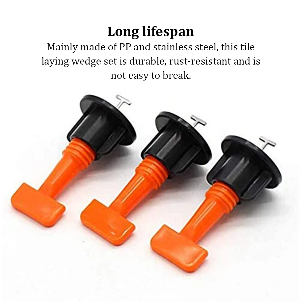 

326 Pieces Set Tile Leveling Tools Laying Wedges Reusable Flooring Tools