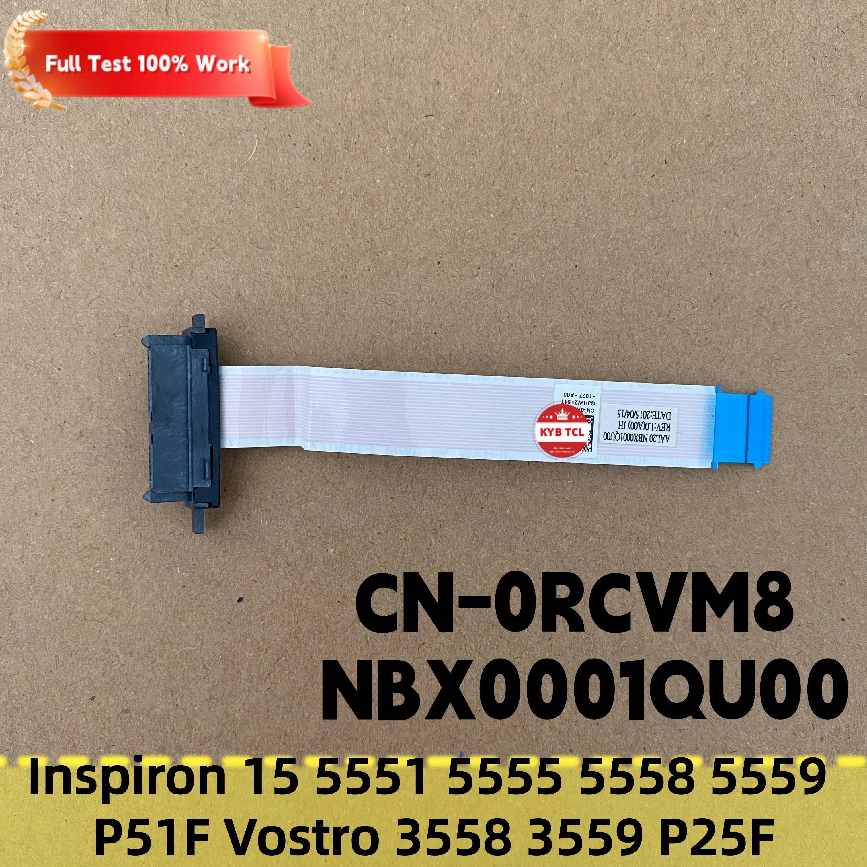 Фото Для Dell Vostro 3558, 3559, Inspiron 5551, 5555, 5558, 5559, динамики, видеокамеры, LVDS, LCD, видео-кабеля, жесткого диска, DVD-дисковода, кабеля, питания DC IN, разъёма 0V359T, 06GH81, 0RCVM8, 0KD4T9, 0H5G06, CN-0H5G №3
