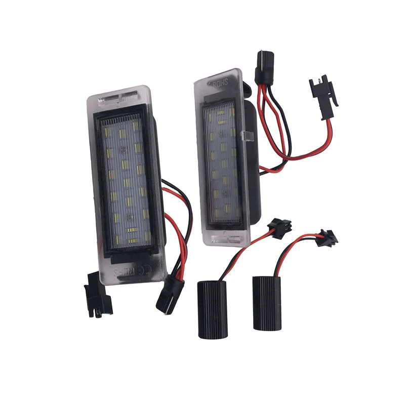 

2PCS Free White License Number Plate Light For Opel / Vauxhall Insignia Sports Tourer 2008-16 For Buick Enclave 2013-16