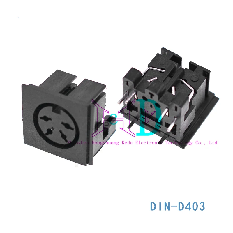 2 шт. аудиоадаптер DIN MIDI-кабель 5-контактный штекер с пластиковой ручкой гнездовой