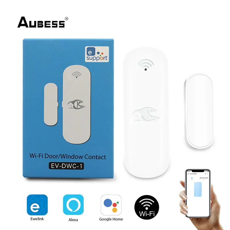 

WIFI Door Sensor Ewelink Door Sensor Door Open / Closed Detectors Wifi Home Alarm System Compatible Smart Human Body Sensors