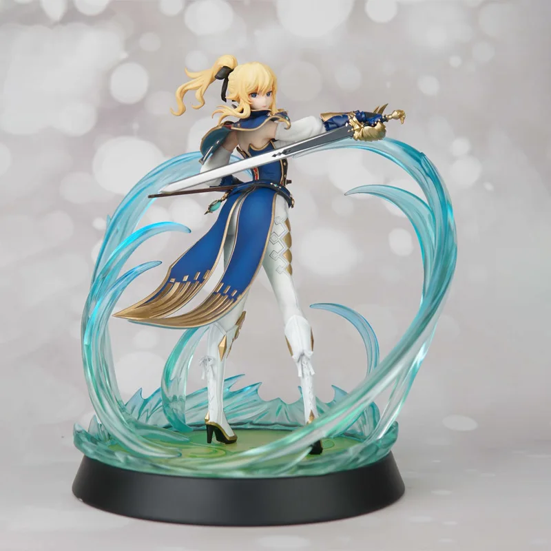 

26cm Jean Gunnhildr Genshin Impact Anime Figure Captain Jean Holding A Sword Action Figure Statue Collection Model Doll Toys