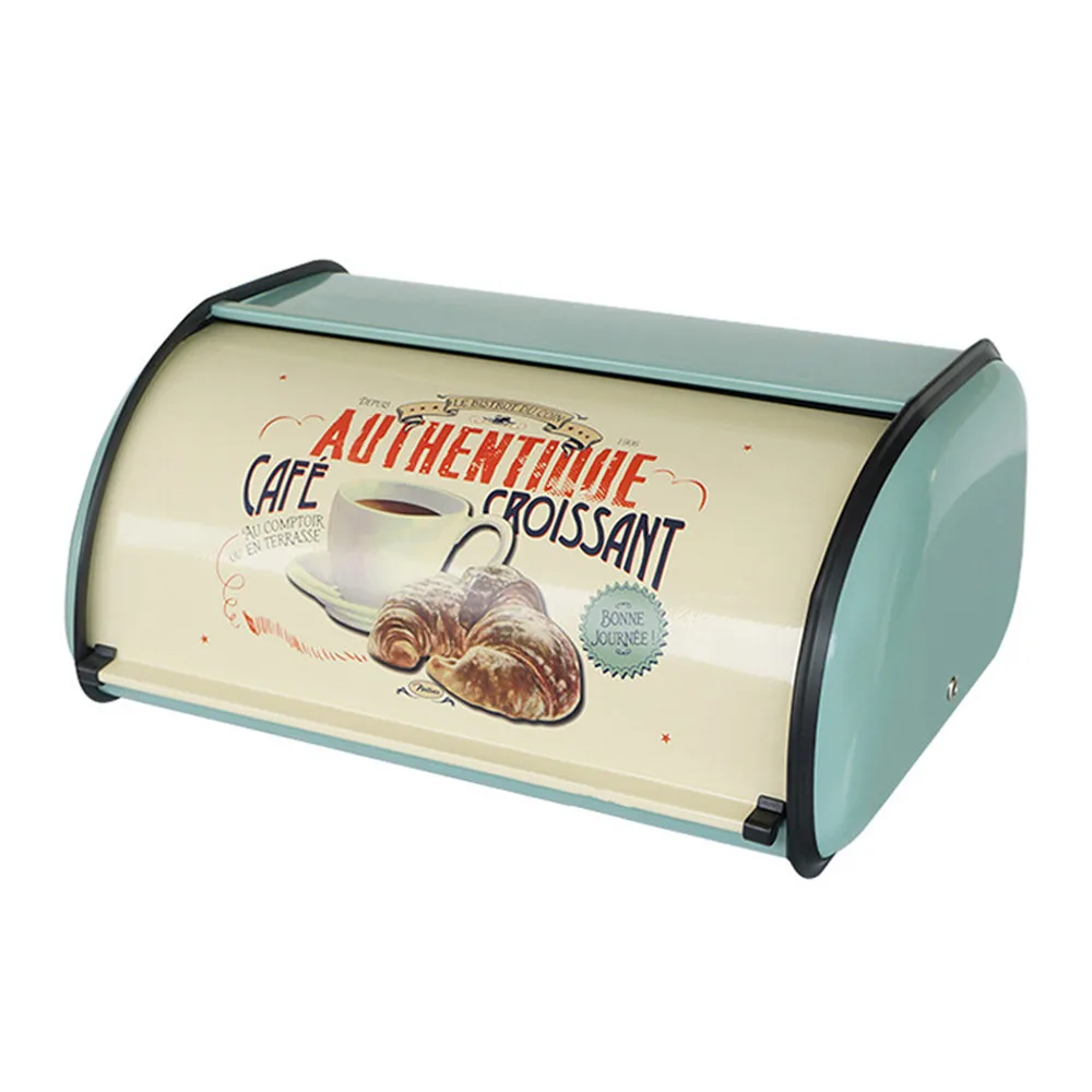 Металлическая коробка для хлеба контейнер Кухонный Контейнер хранения пищи