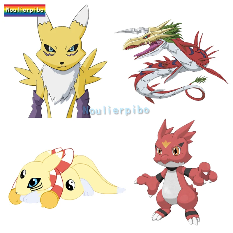 

Cartoon Creative Car Sticker Digimon Roaring Beast Vinyl Decal Car Window Bumper Motorcycle Helmet Laptop Trolley Case Decal