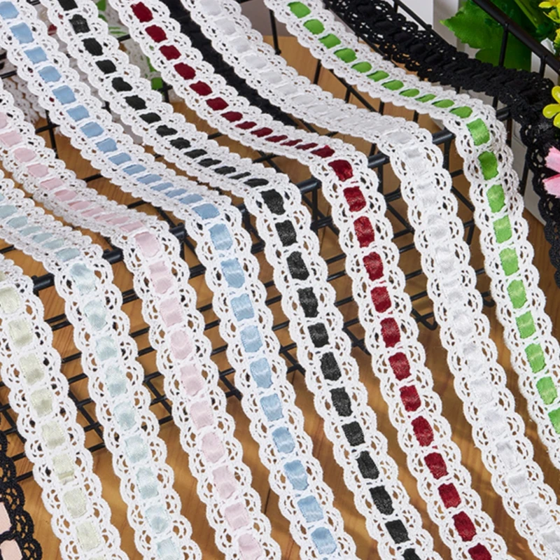 DIY декоративная кружевная лента Лолита хлопковая нить домашнее платье детская