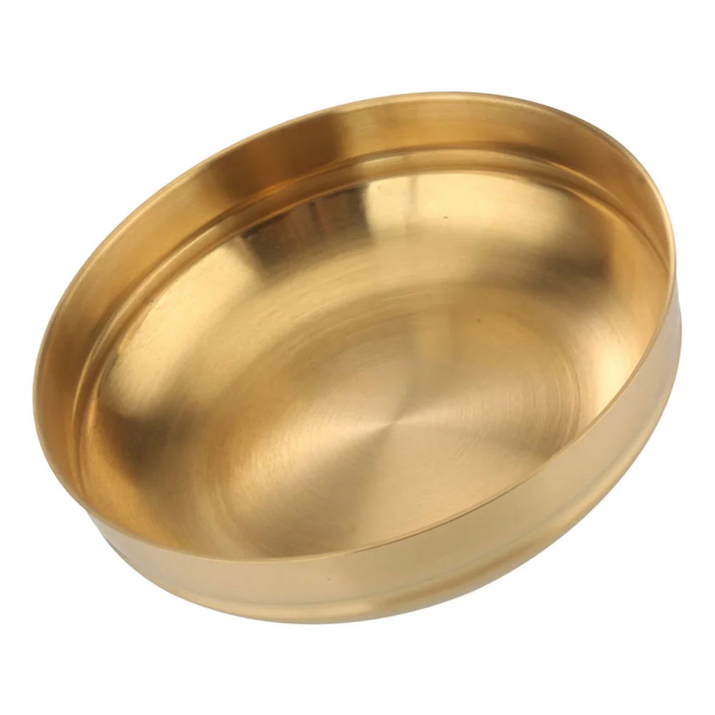 

Bowl Bowls Noodle Steel Stainless Rice Metal Kitchen Soup Salad Korean Cold Serving Thickened Double Layer Restaurant Mixing