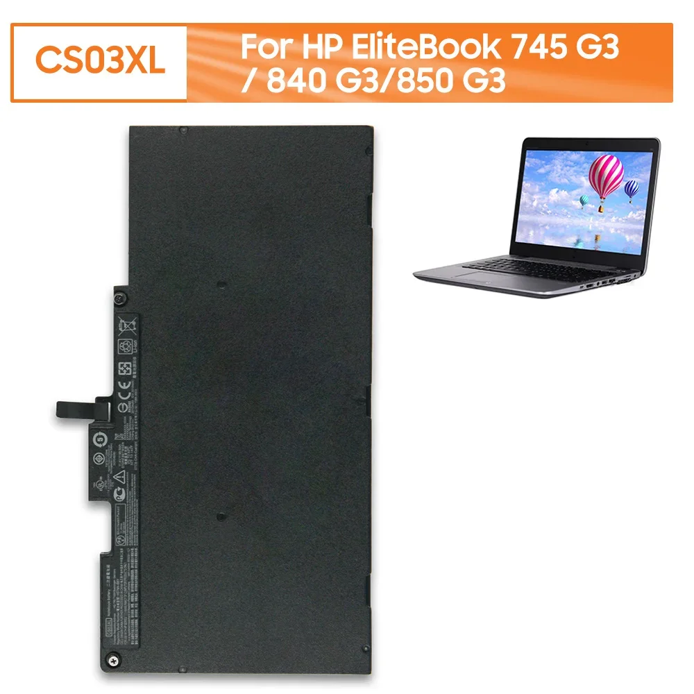 Сменный аккумулятор CS03XL для HP EliteBook 745 G3/ 840 G3/850 G3 3910 мАч