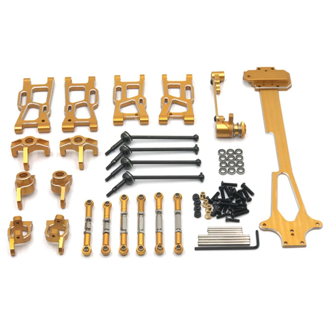 

Metal Upgrade Accessories Modification Kits for Wltoys 144001 144002 144010 124017 124018 124019 RC Car Upgrade Parts ,4
