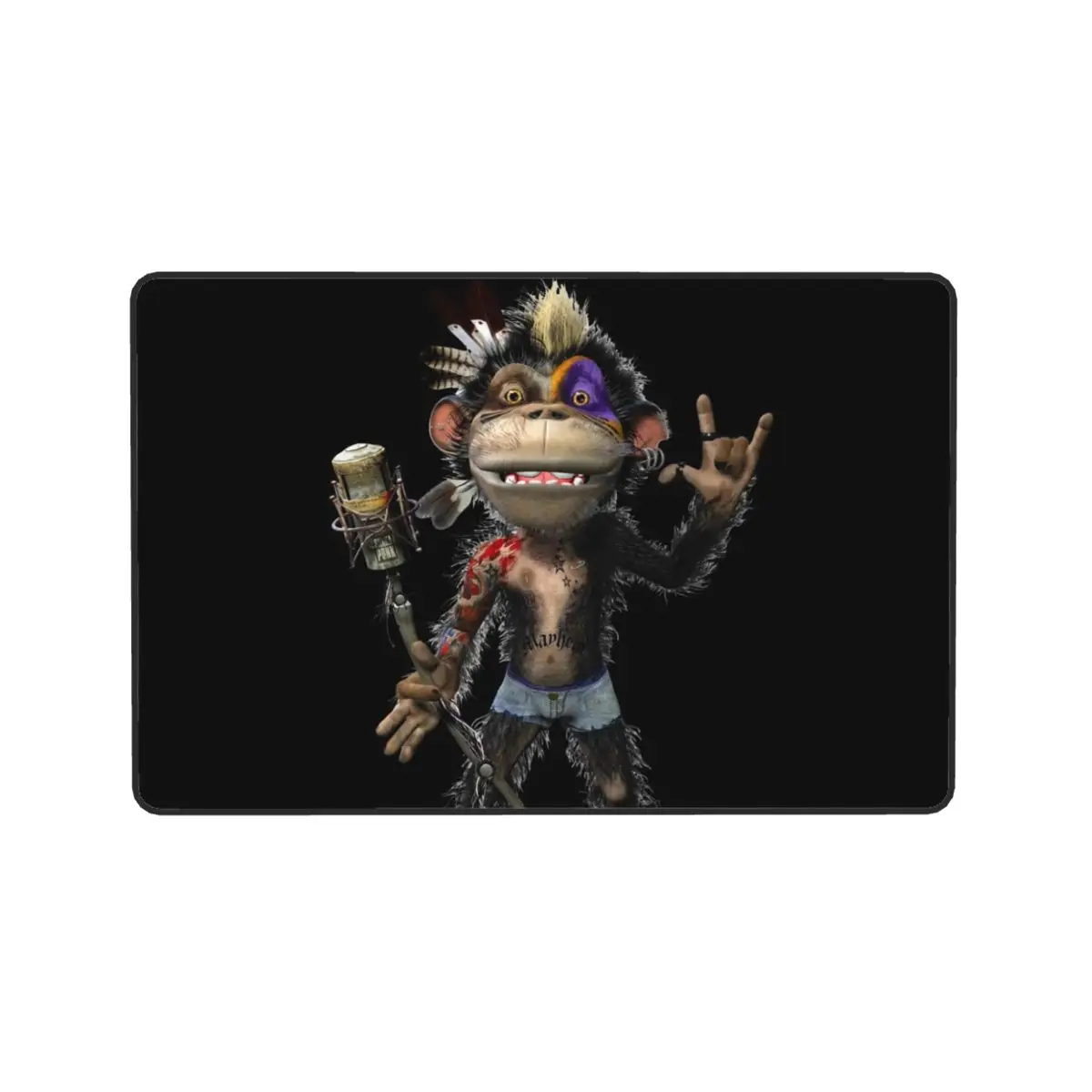 Обезьянка Goz Shaka Ponk ковер для комнаты 24x36 дюймов или больше