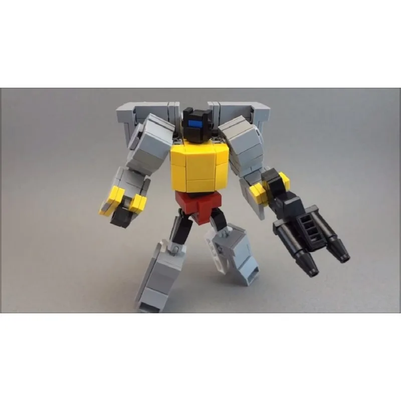 MOC creative Grimlock can directly transform robot mecha building block assembly models for children and boys toy  birthday gift