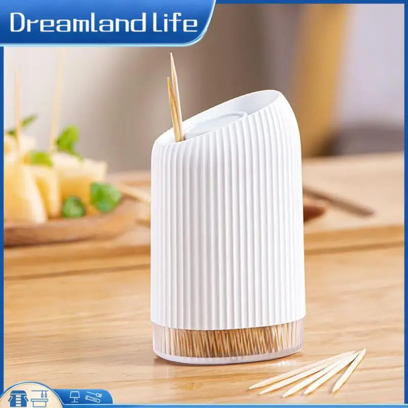 

Toothpick Bucket Household Convenient Toothpick Storage Box Table Portable Toothpick Jar Holder Toothpicks Tube Toothpick Holder