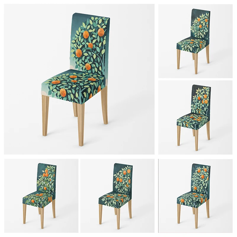 Домашние чехлы на стулья для кухни регулируемая обеденная эластичная ткань