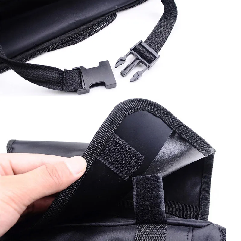 Car Seat Back Multi-Pocket Ice Pack Bag Hanging Organizer Collector Storage Box Interior Accessories Black Stowing Tidying |