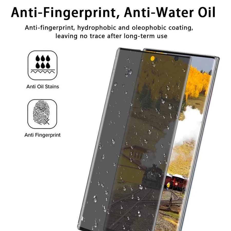 3D противошпионское закаленное стекло для Samsung Galaxy S22 S21 S20 ультратонкое Защитное