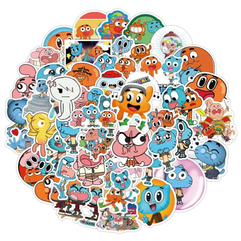 10/30/50 шт. водонепроницаемые наклейки The Amazing World of Gumball | Игрушки и хобби
