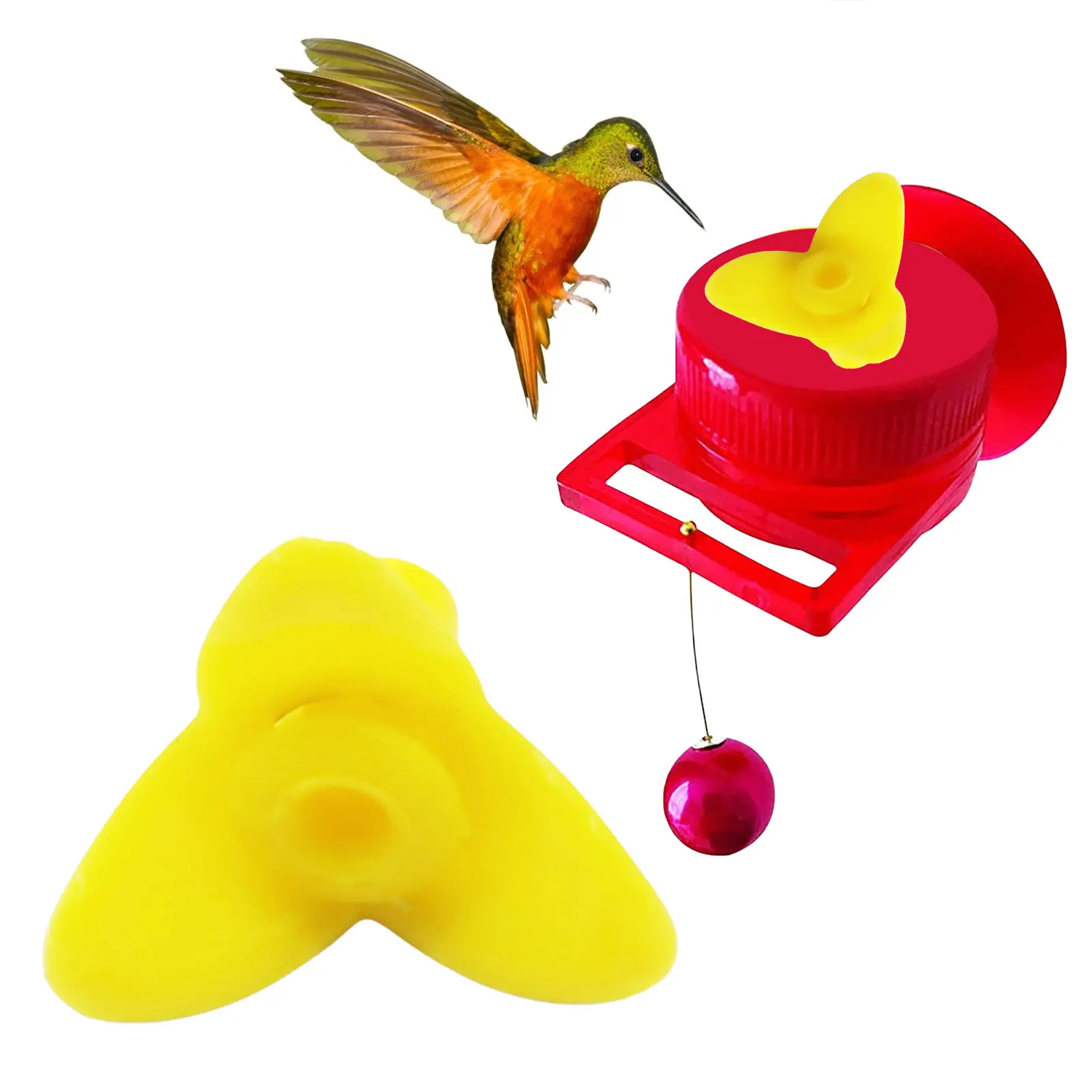 

10pcs/set Home Killer Flower Shaped Garden Mini Flying Funnel Practical Reusable Outdoor Wasp Trap Bee Catcher Non-toxic