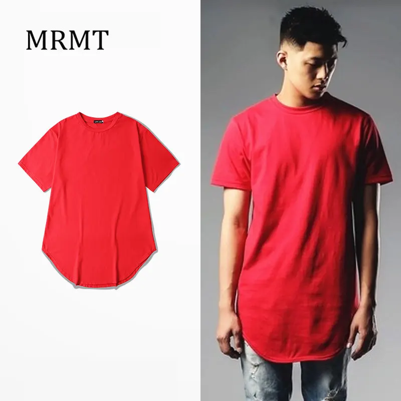

2022new MRMT Solid grounding arc plain hem East Gate lengthen short sleeved T-shirt man TEE ADYN high street and