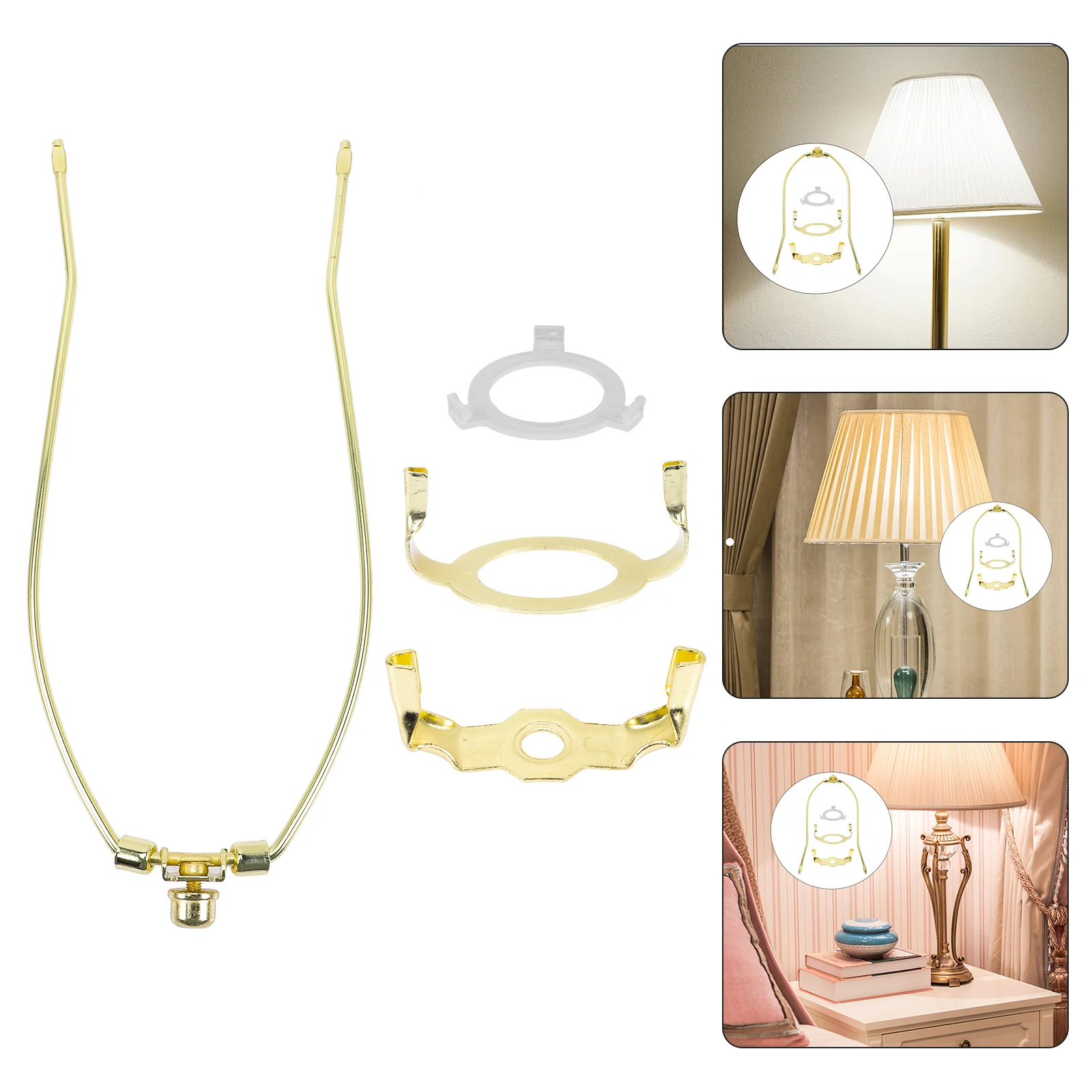 

1 Set Lamp Shade Harp Holder Lamp Shade Support Adapter Lamp Bracket Supports