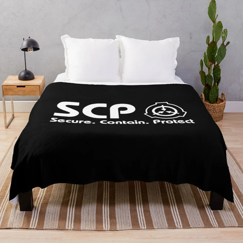 

Накидка-одеяло с логотипом Scp Foundation для детского мехового одеяла s