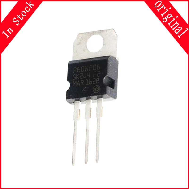 10PCS STP60NF06 TO220 P60NF06 TO-220 STP60NF06L STP65NF06 P65NF06 STP16NF06 P16NF06 STP40NF03L STP40NF10L STP55NF06 P55NF06 - купить по