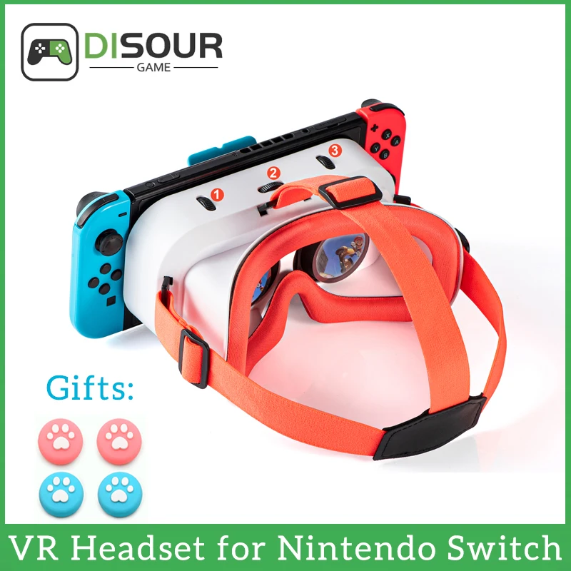 

Оригинальная VR-гарнитура DISOUR для Nintendo Switch NS OLED/Nintendo Switch 3D VR-очки Switch VR Labo, гарнитура