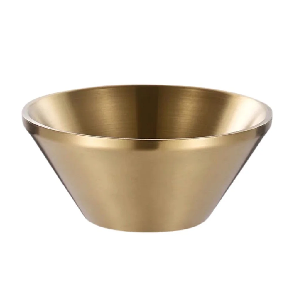 

Bowl Bowls Steel Stainless Cups Sundae Dessert Ramen Noodle Parfait Appetizer Food Japanese Metal Cereal Yogurt Salad Instant