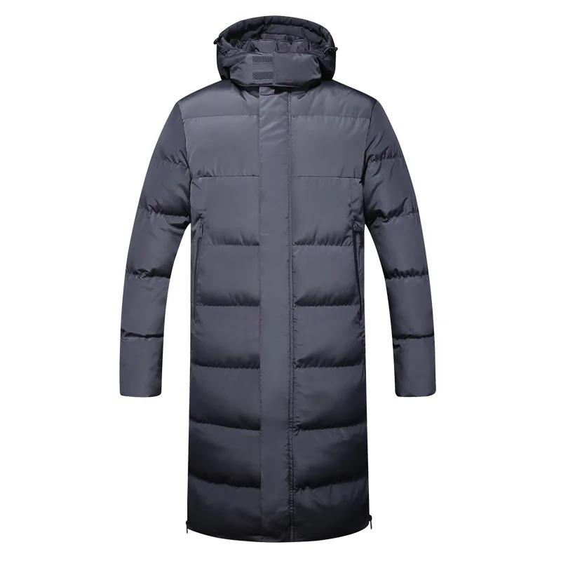 

-30 Degrees Warm Thick Mens Winter Jacket Plus Velvet Thermal Outdoor Overcoat Long Men Casual Hooded Windproof Parka Jackets