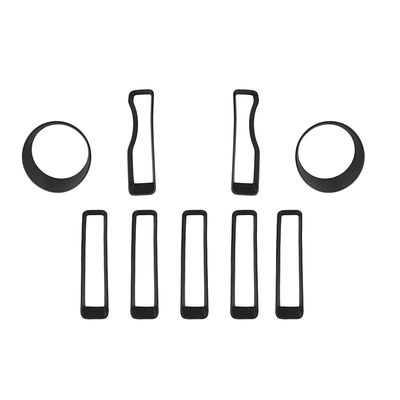 

Сетчатая решетка для гриля + задняя фара, аксессуары для Jeep Wrangler JL JLU 2018-2022