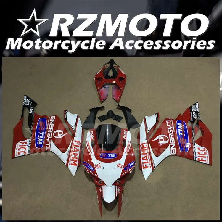 

Injection New ABS Motorcycle Fairings Kit Fit for Ducati 899 1199 Panigale s 2012 2013 2014 12 13 14 Bodywork Set White Red