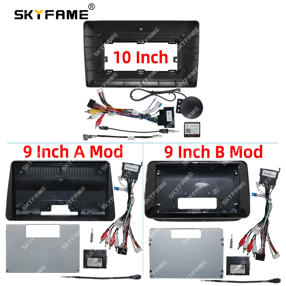 

SKYFAME Car Frame Fascia Adapter Android Radio Dash Fitting Panel Kit For Citroen Nemo Peugeot Bipper Fiat Fiorino Qubo