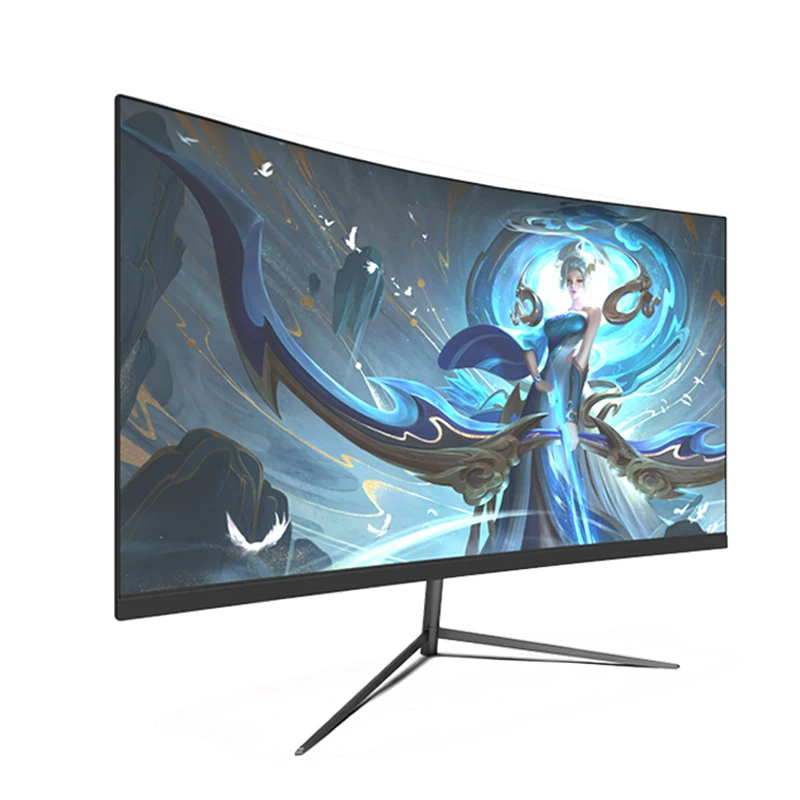 

curved 165hz gaming pc monitor 27 inch borderless desktop computer monitor for E-sports