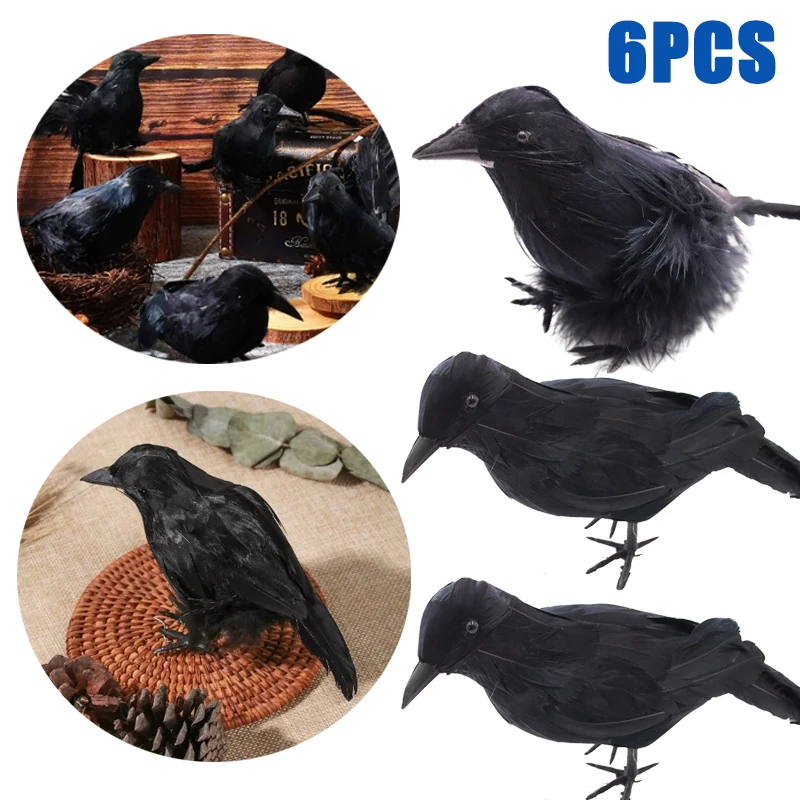 Реквизит с перьями черной птицы для Хэллоуина костюм маленькой совы