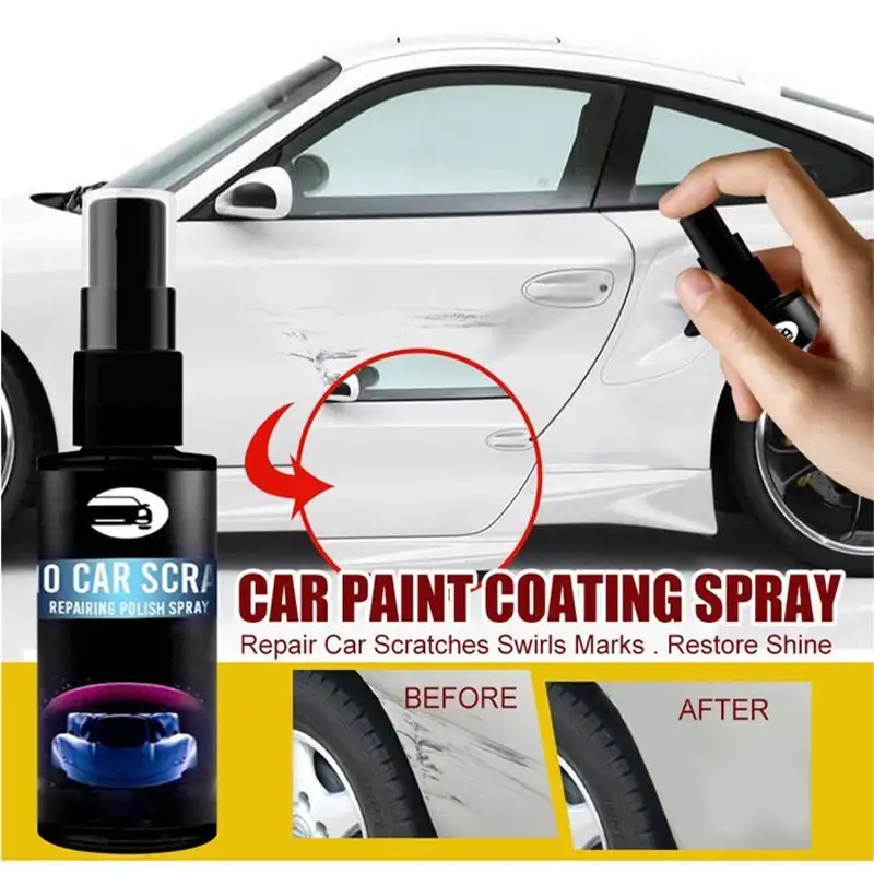 

Car Scratch Repair Nano Spray 30/100ml Anti Scratch Hydrophobic Polish Nano Coating Agent Auto Paint Surface Care Polished Coat