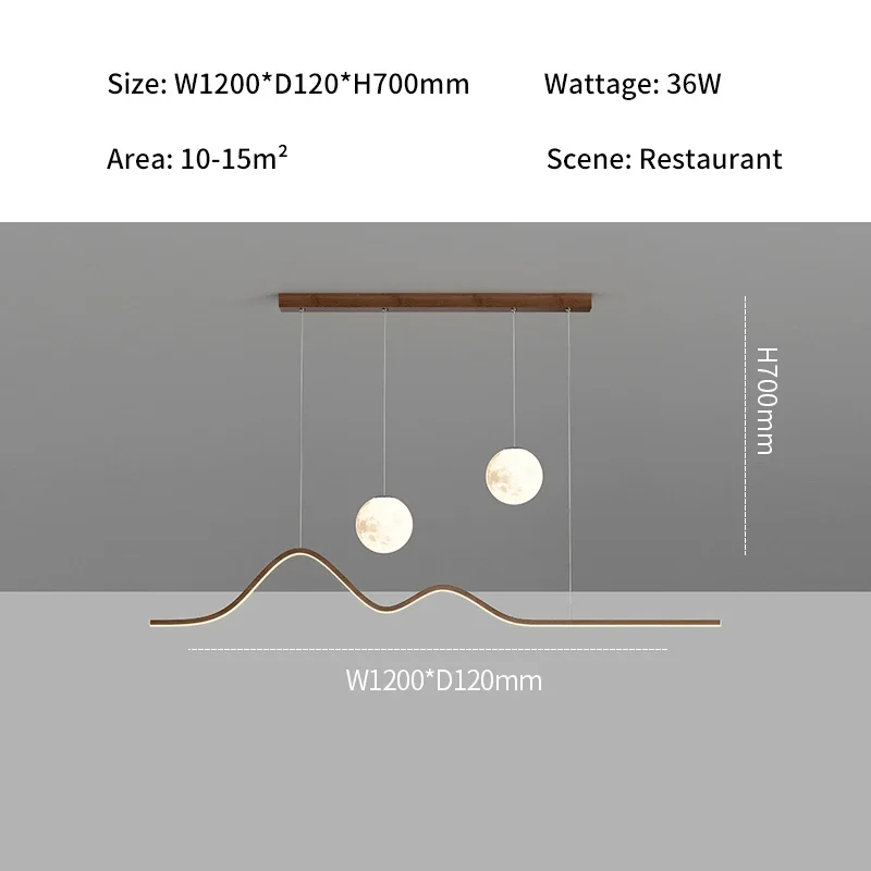 

Светодиодная люстра Lig из железа и акрила, 3 цвета, регулируемая яркость