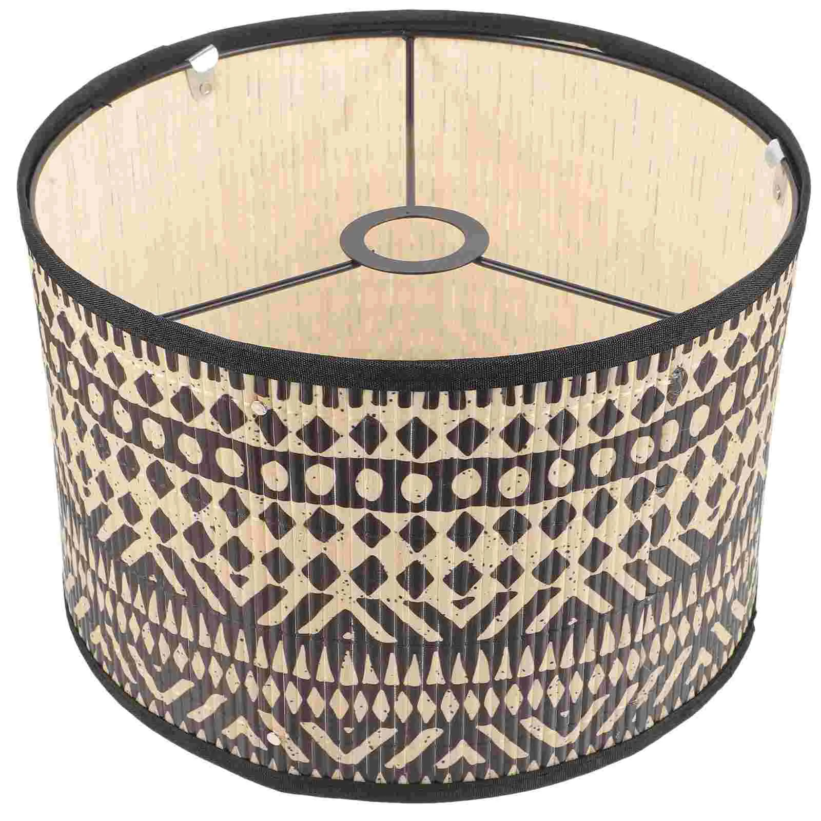 

Lamp Shade Large Woven Rustic Shades Cover Pendant Light Only Hanging Replacement Parts Modern Unique Decor