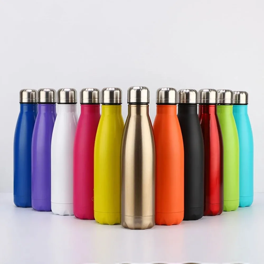 

350/500/750/1000ml Double Wall Stainles Steel Water Bottle Thermos Bottle Keep Hot and Cold Insulated Vacuum Flask for Sport