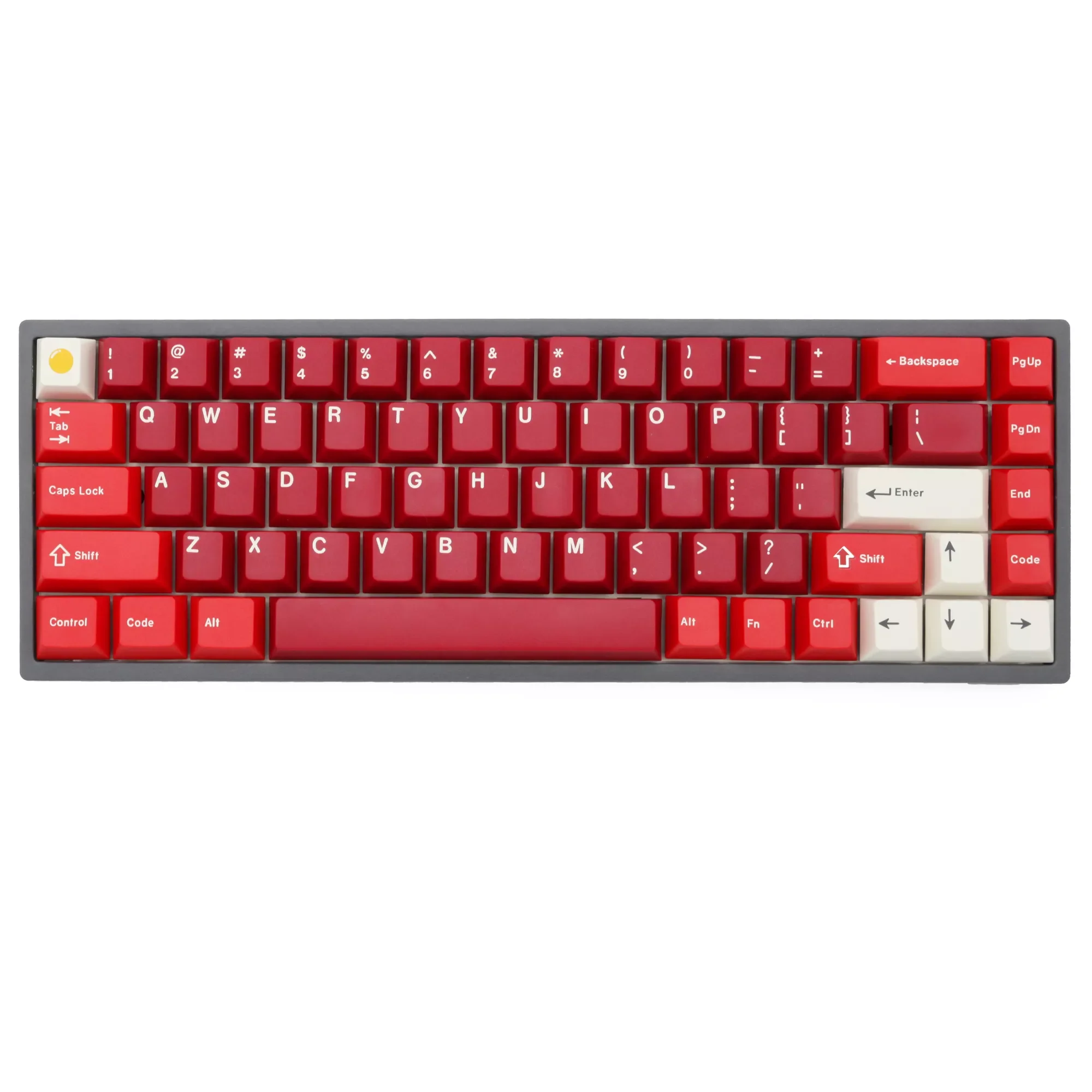 

New Bm68rgb bm68 rgb 65% hot swappable Custom Mechanical Keyboard PCB programmed qmk VIA firmware full rgb switch underglow