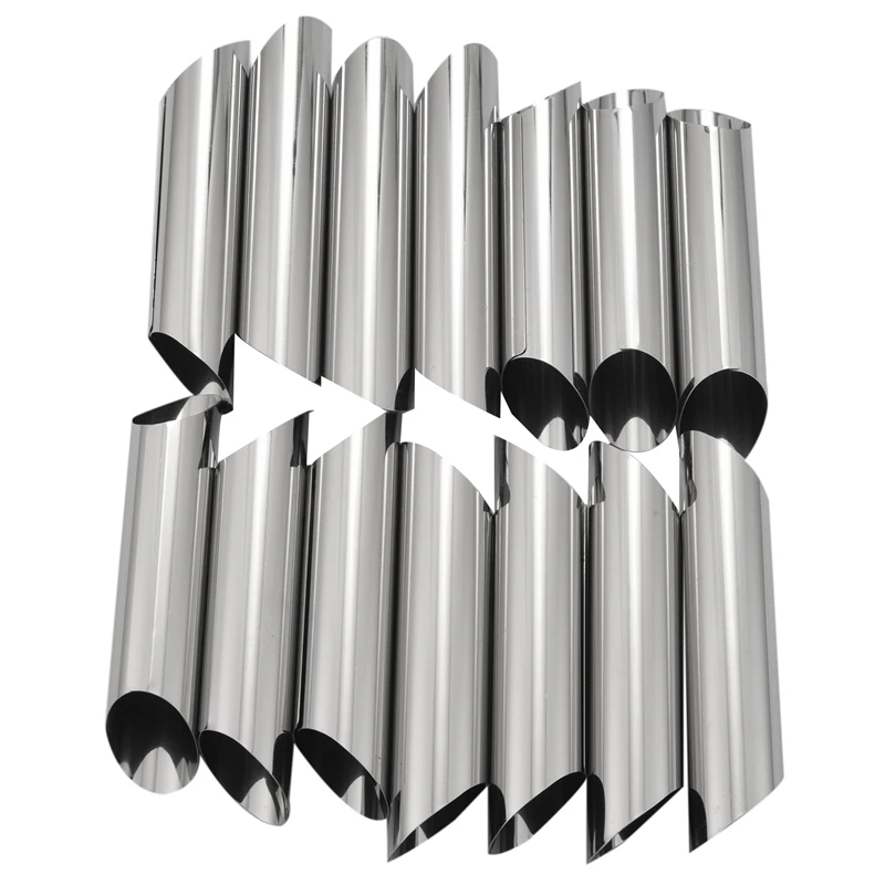 

Set Of 14 430 Stainless Steel Tubes Cannoli Pastry Forms Molds-5 Inch