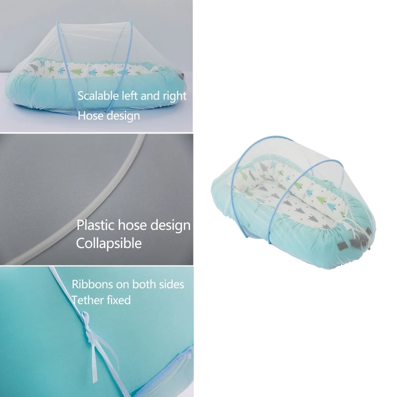 

68x48cm Portable Folding Sleeping Summer Bedding Accessories Baby Crib Mosquito Net Breathable Home Decor Thin Travel