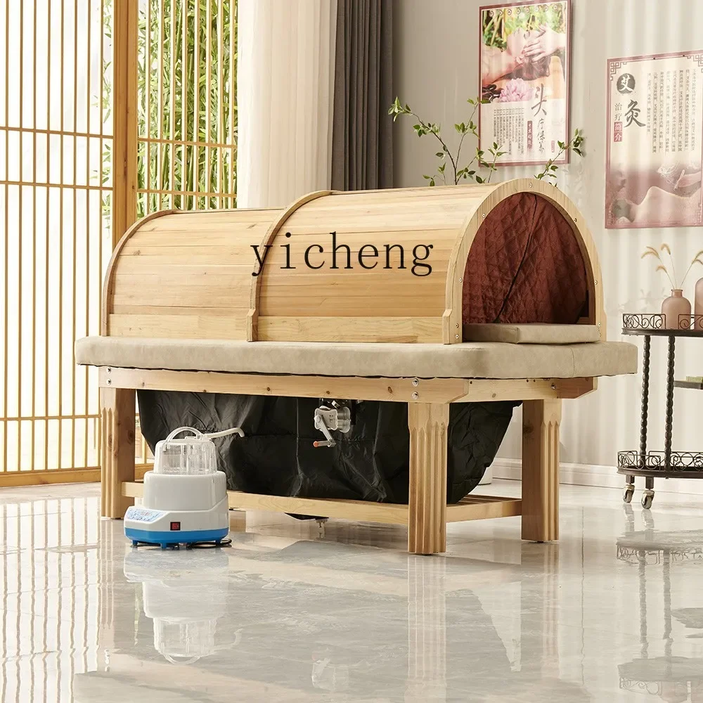 Встроенная кровать двойного назначения для фумигации и прижигания из цельного