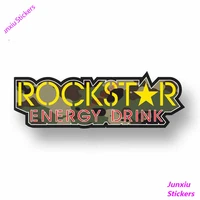 jdm rockstar energy drink logo car stickers for bumper trunk graphics windshield bumper windows kk material decoration 135cm