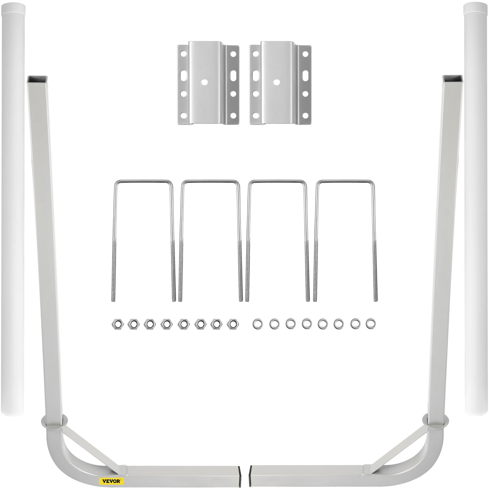 

VEVOR Boat Trailer Guide-on, 48", One Pair Galvanized Steel Trailer Post Guide ons, with White PVC Tube Covers