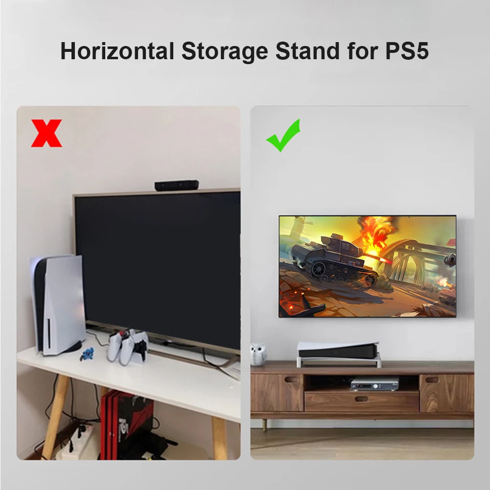 Держатель для PS5 цифровой/оптический привод держатель игровой консоли