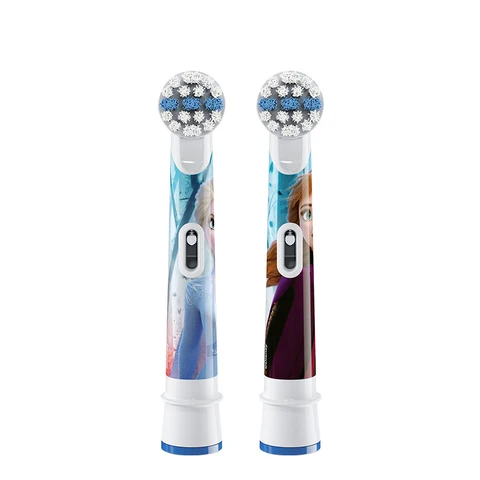 Oral B Kids Replacement Toothbrush Head Frozen Design for Girl Thoroughly Clean Teeth and Gum For Orla B Kids Toothbrush