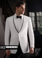 wedding classic suit white groom wear 2022 tailor tuxedo