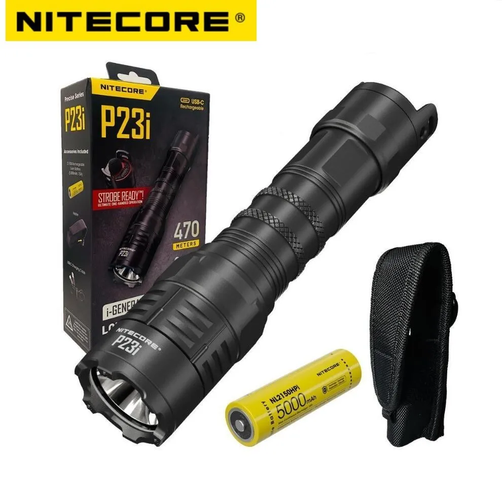 

Фонарик NITECORE P23i с аккумулятором 3000 мА · ч, 5000 люмен