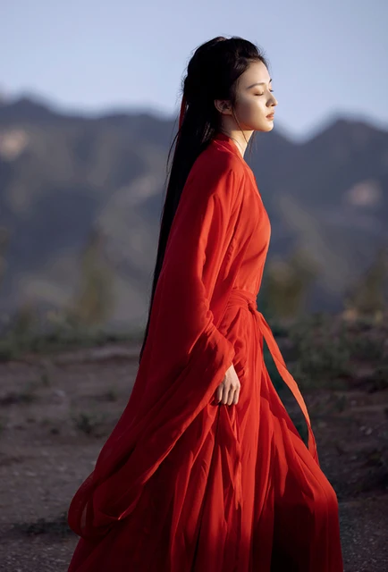 Red Hanfu Dress 3